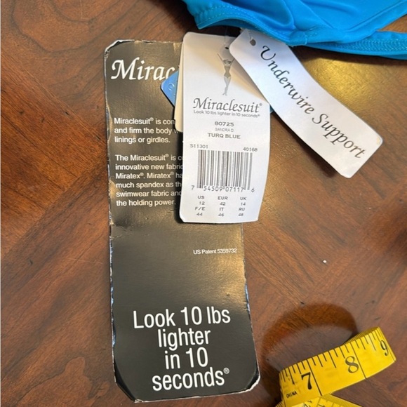 Miraclesuit Women's One Piece Swimsuit in Vibrant Blue - Picture 3 of 3